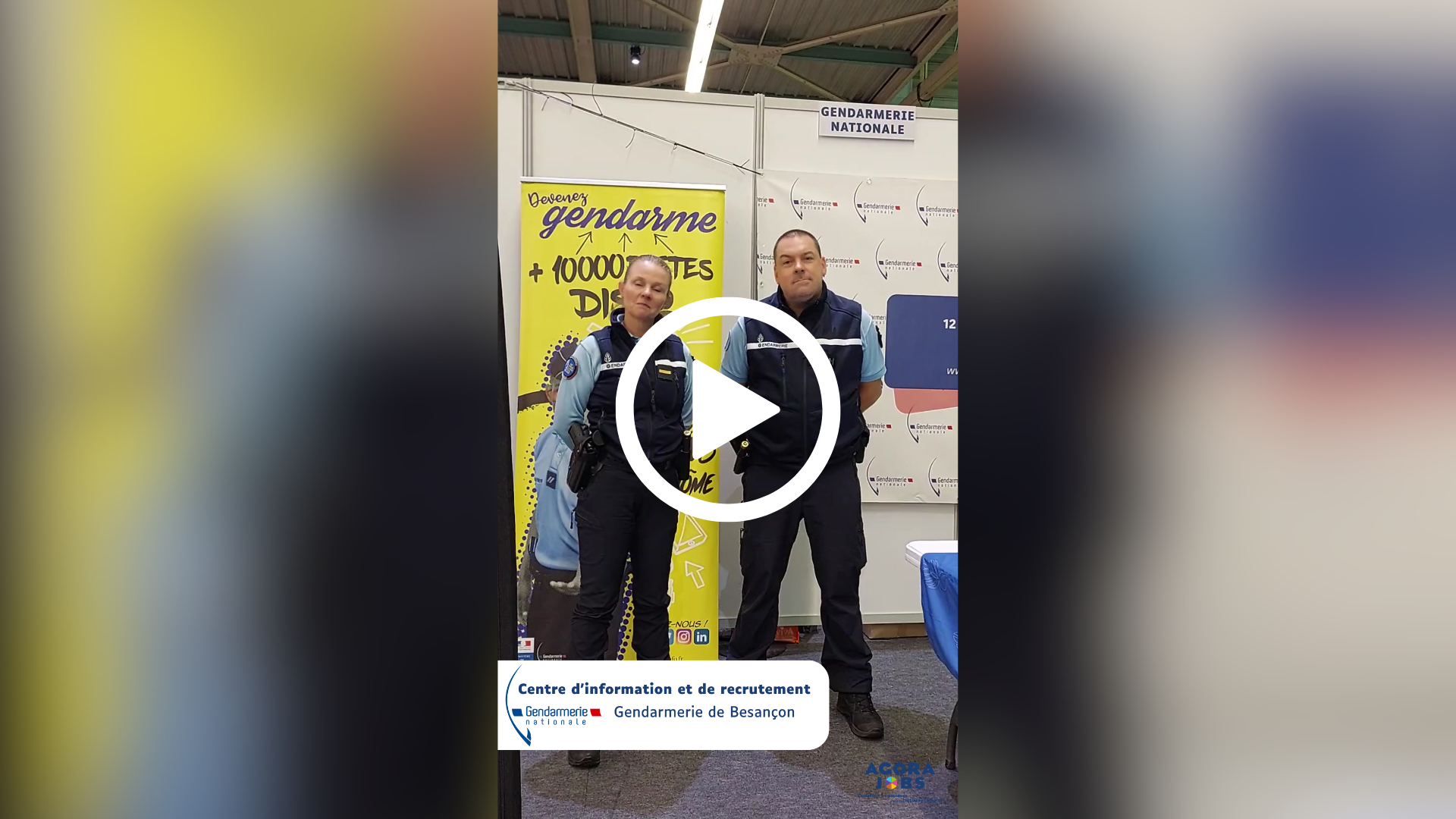 Agora - Interview gendarmerie